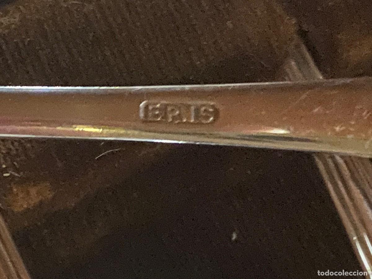 Antig&uuml;edades: Juego de 6 cucharas chapadas en plata - Foto 3