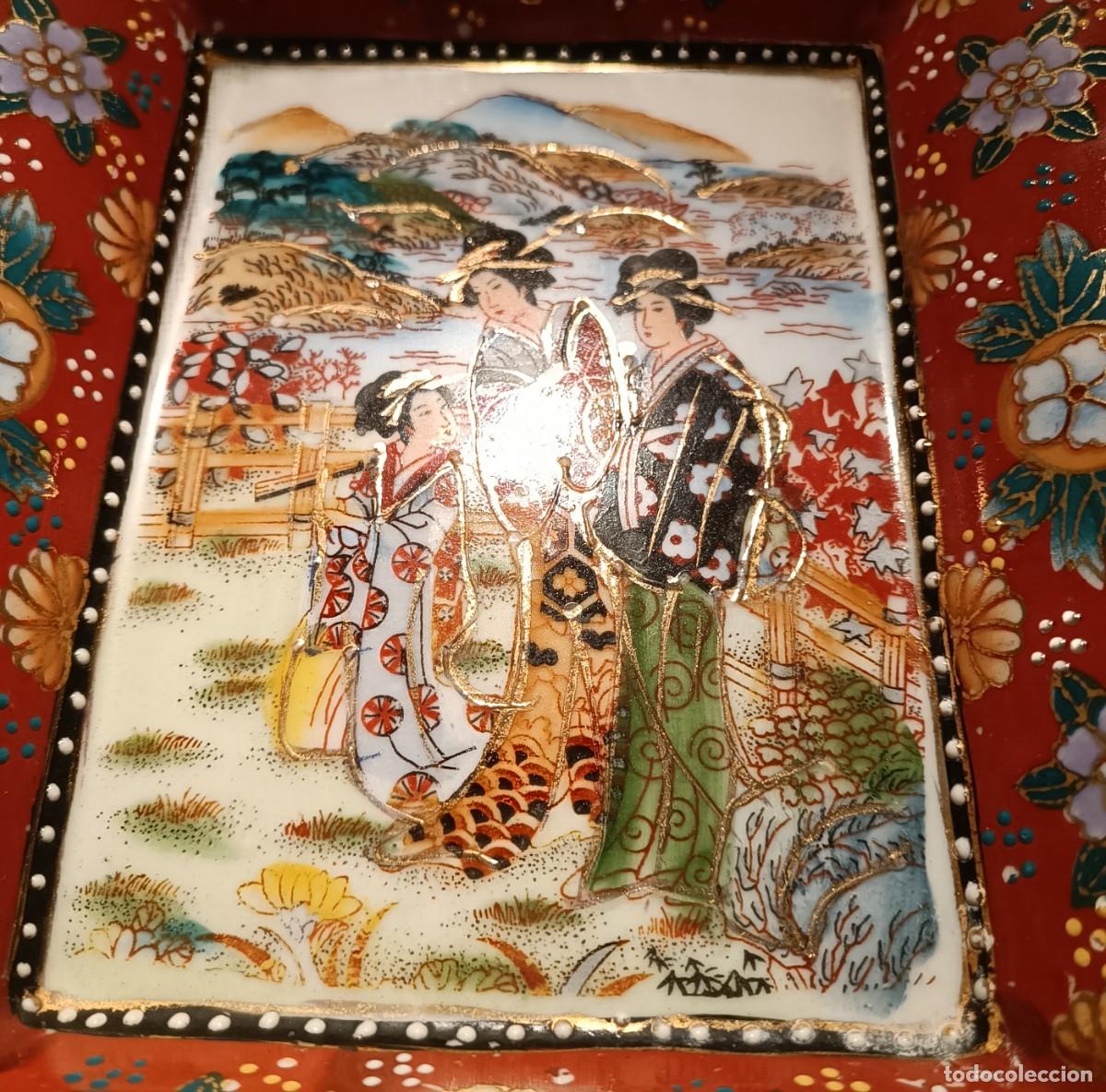 Antig&uuml;edades: Bandeja cer&aacute;mica esmaltada China - Foto 5
