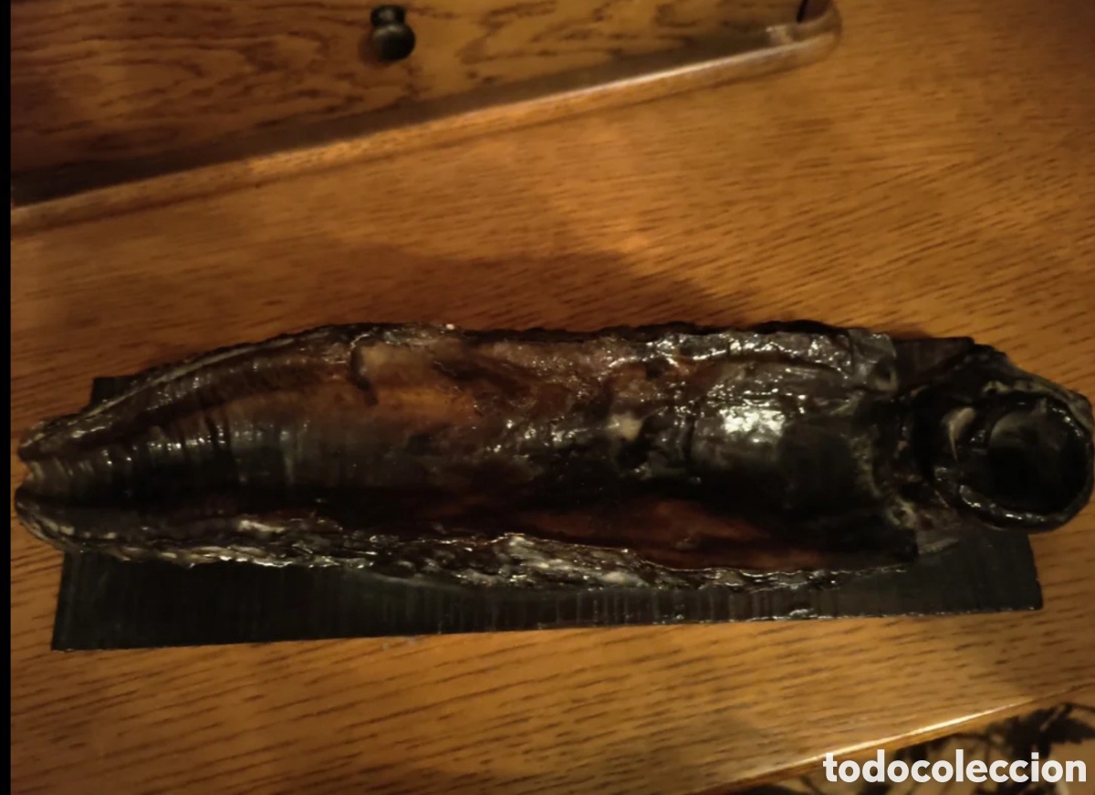 Antig&uuml;edades: Tintero, escribania en madera tallada - Foto 9