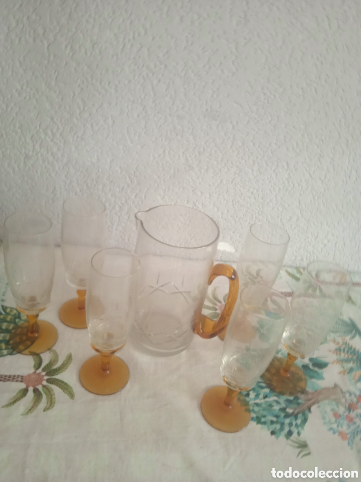 Antig&uuml;edades: Jarra antigua de cristal cortado - Foto 2