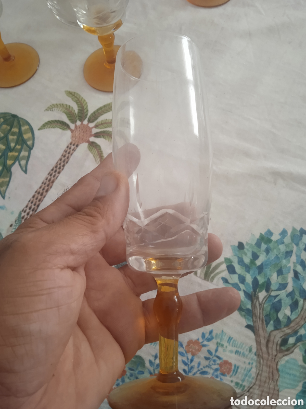 Antig&uuml;edades: Jarra antigua de cristal cortado - Foto 3