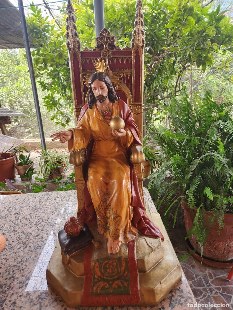 Antig&uuml;edades: Espectacular Sagrado coraz&oacute;n de Jes&uacute;s - Foto 1