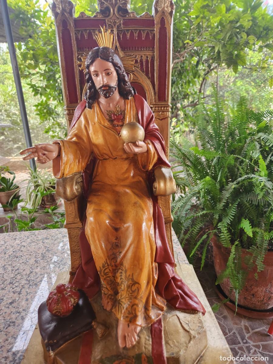 Antig&uuml;edades: Espectacular Sagrado coraz&oacute;n de Jes&uacute;s - Foto 2