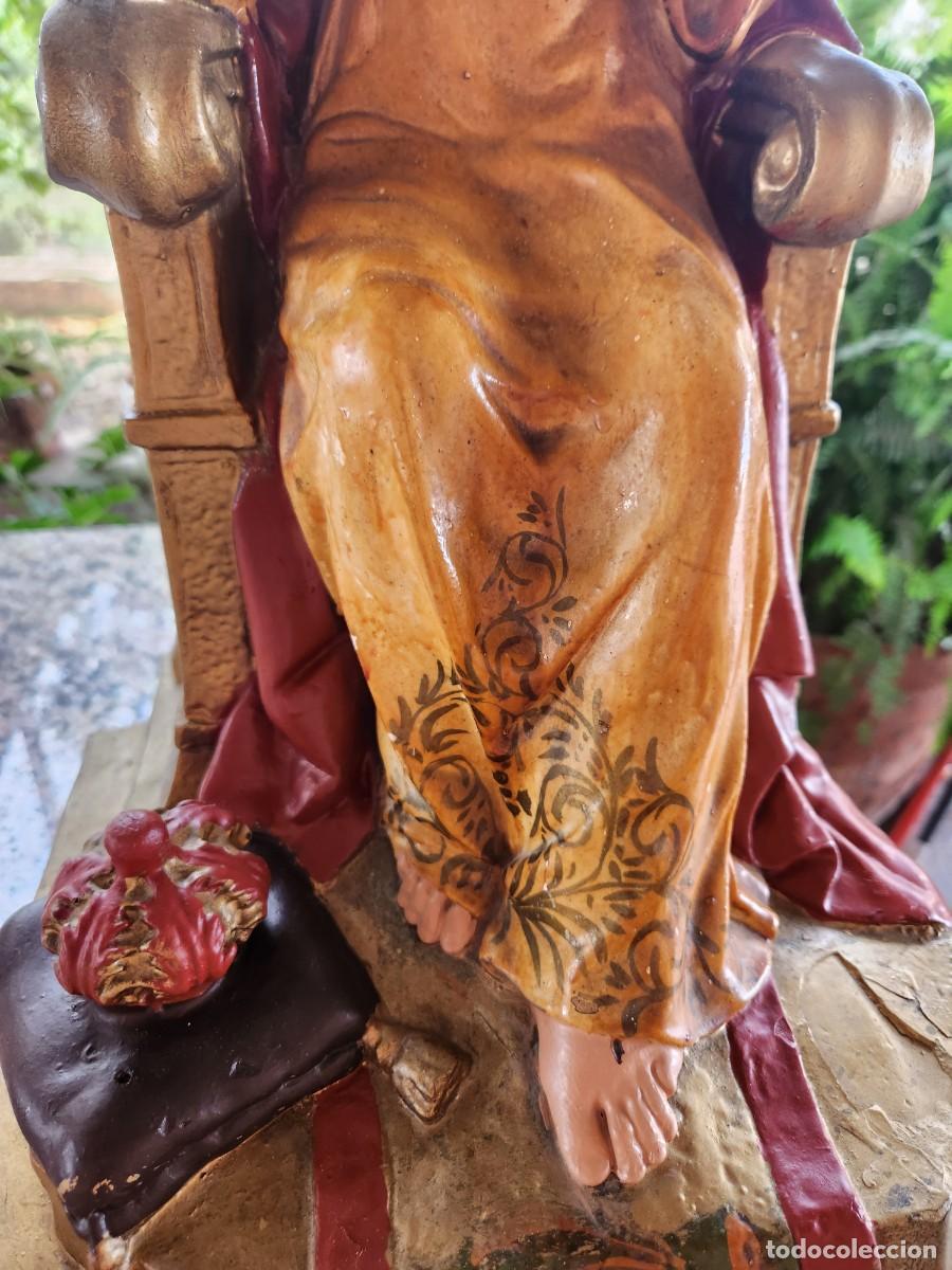Antig&uuml;edades: Espectacular Sagrado coraz&oacute;n de Jes&uacute;s - Foto 3