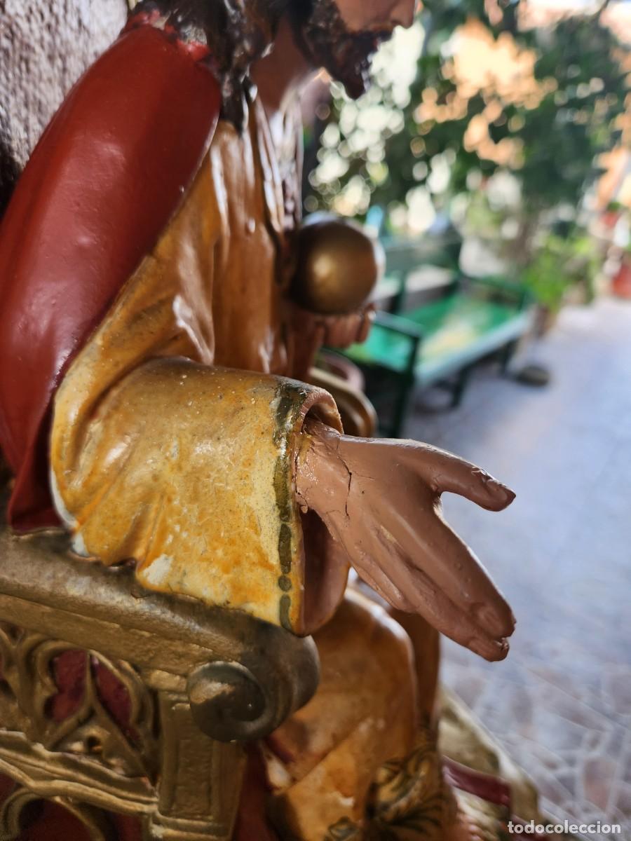 Antig&uuml;edades: Espectacular Sagrado coraz&oacute;n de Jes&uacute;s - Foto 11