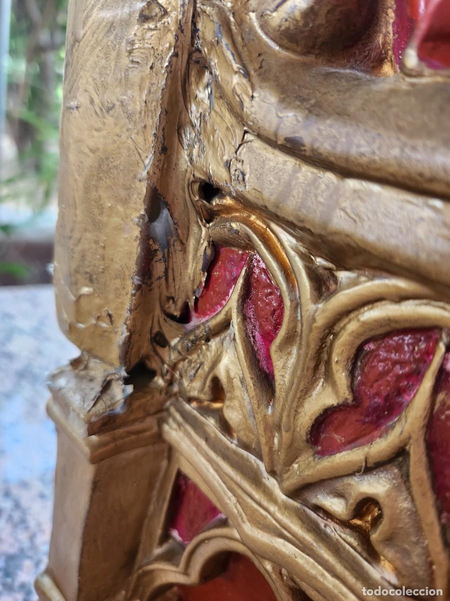 Antig&uuml;edades: Espectacular Sagrado coraz&oacute;n de Jes&uacute;s - Foto 12