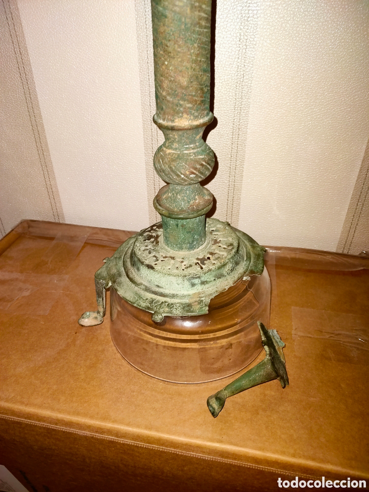 Antig&uuml;edades: Lampara aceite persa S XII - Foto 3