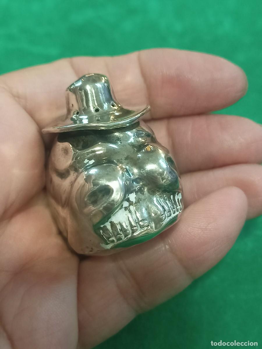 Antig&uuml;edades: Peque&ntilde;o salero en plata 925. REF-9356 - Foto 3