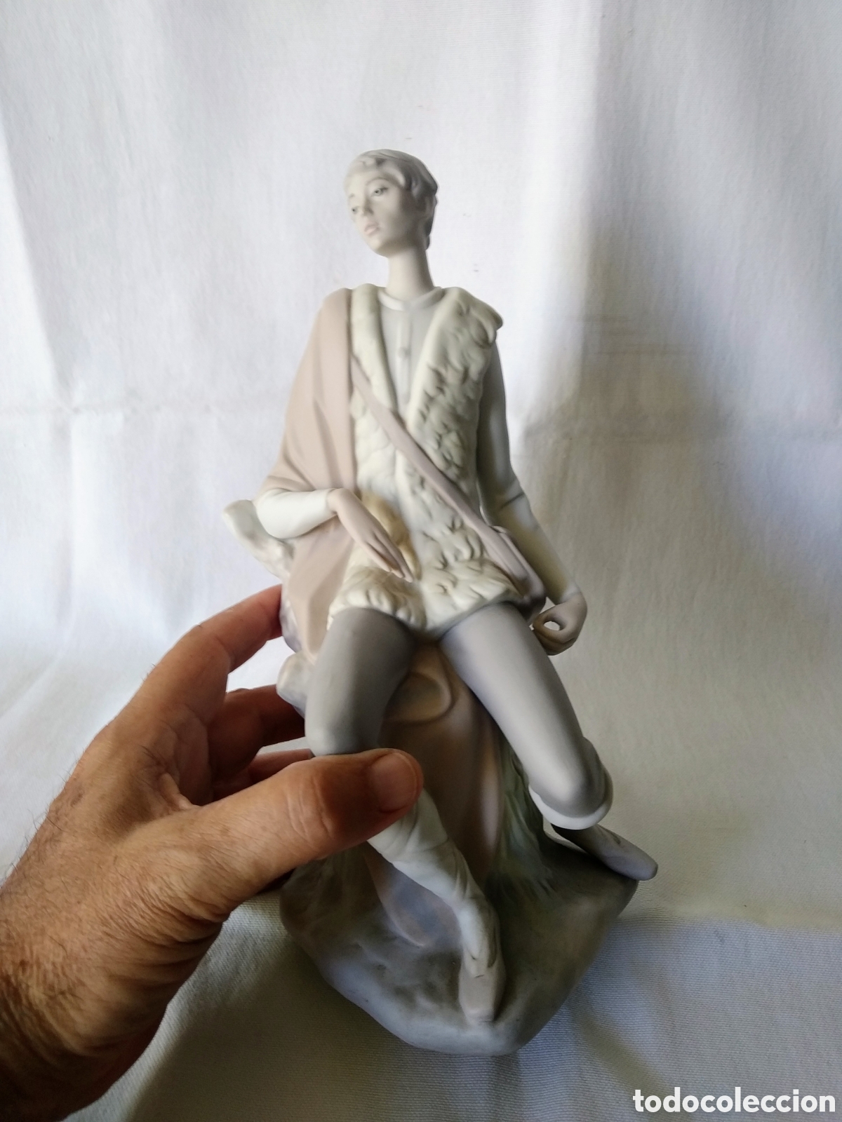 Antig&uuml;edades: FIGURA LLADRO DE PASTOR 26 Cm. - Foto 13