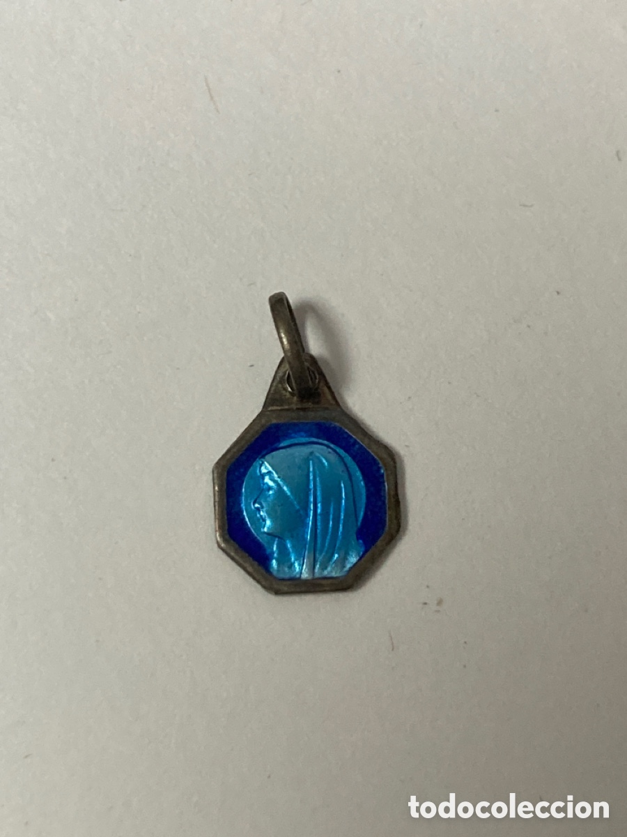 Antig&uuml;edades: Medalla de plata de la Virgen Maria /C77 - Foto 1