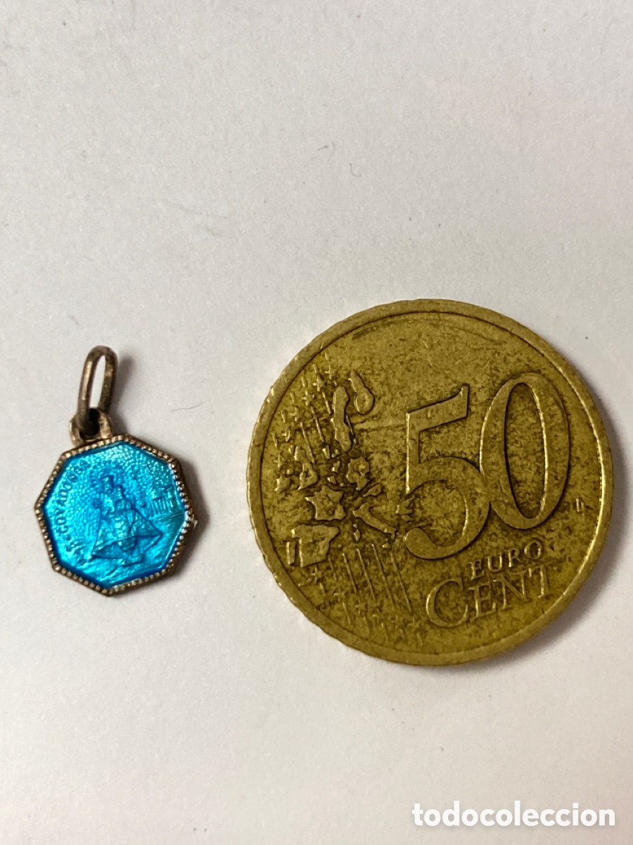 Antig&uuml;edades: Medalla de plata Virgen Covadonga /C77 - Foto 3