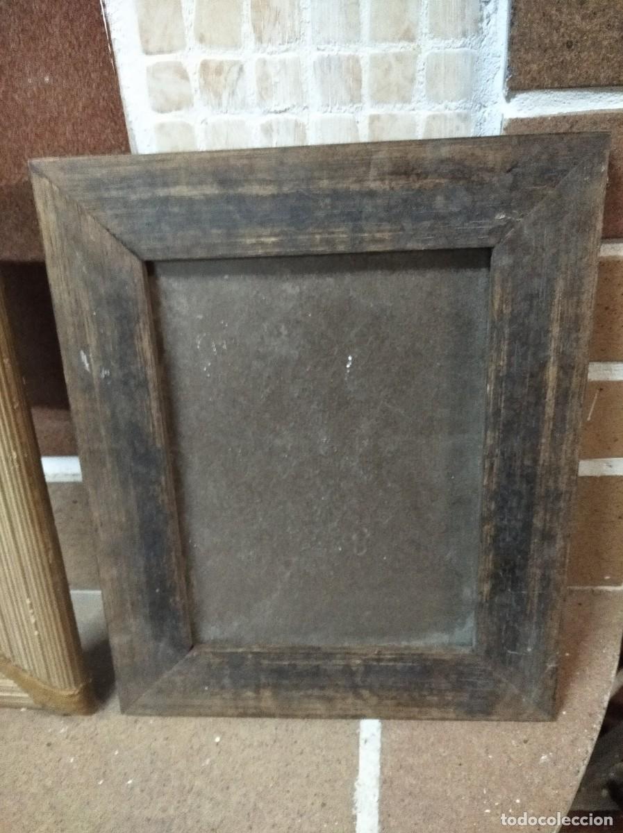 Antig&uuml;edades: LOTE 2 ANTIGUOS MARCOS DE MADERA - Foto 2