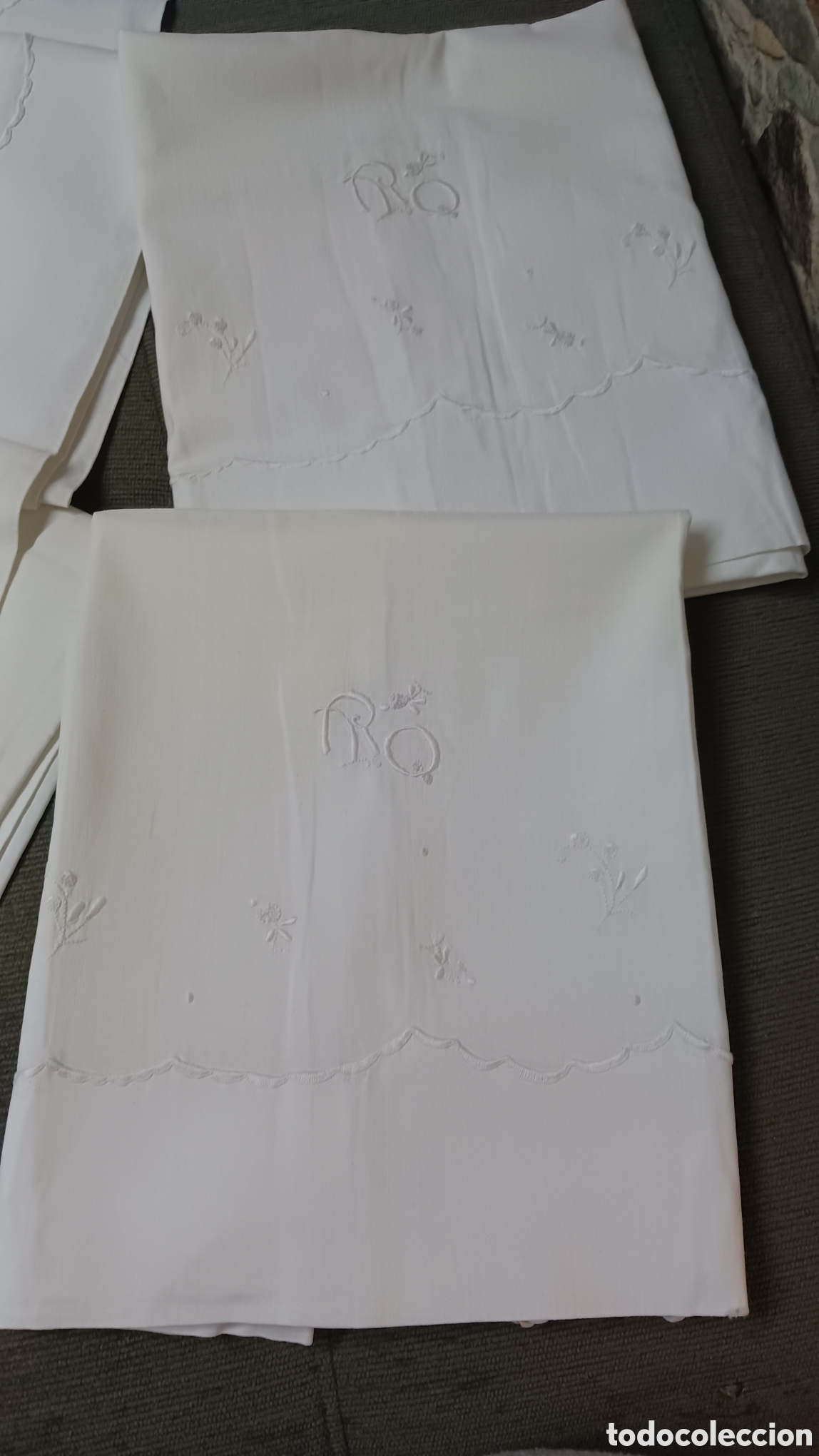 Antig&uuml;edades: Juego sabanas matrimonio - Foto 3