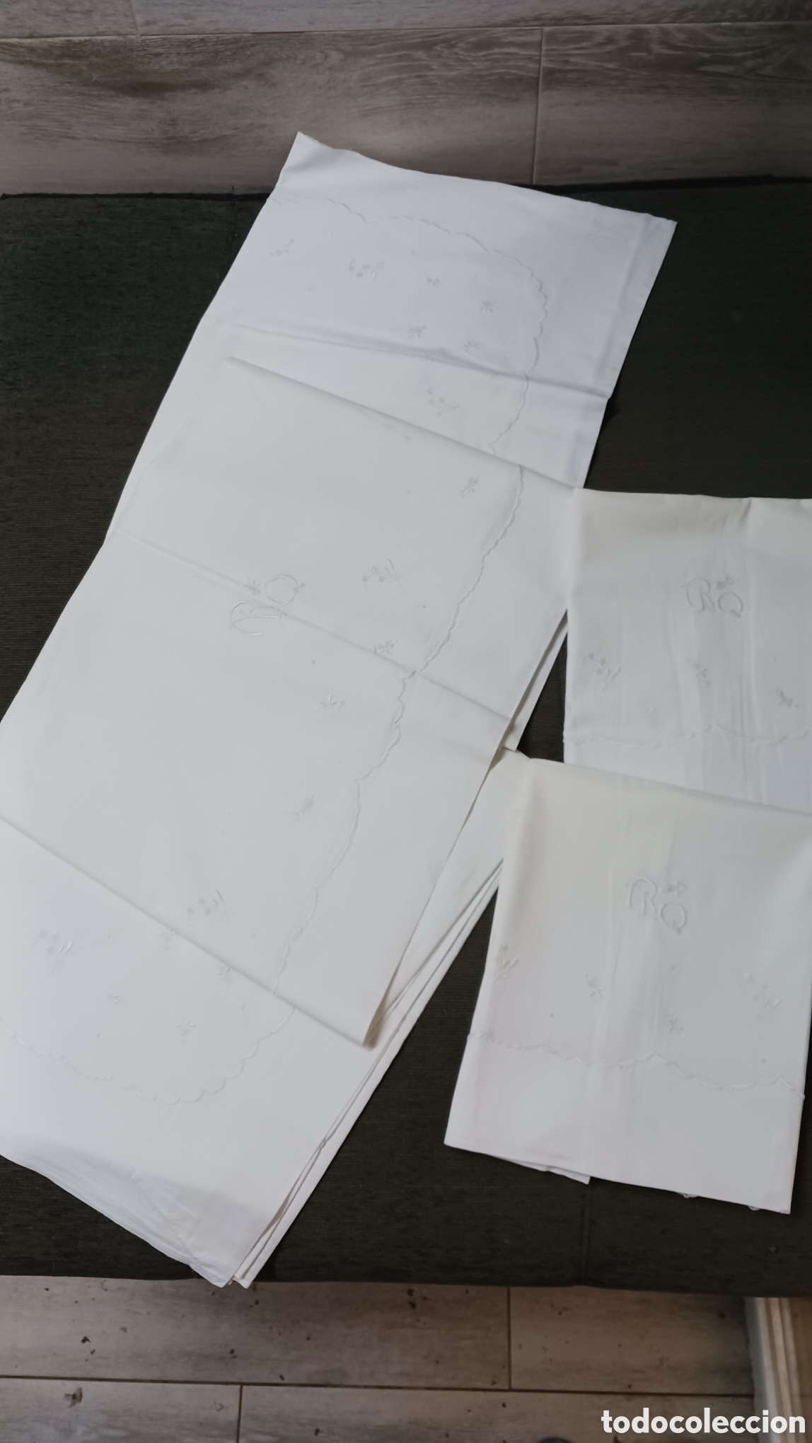 Antig&uuml;edades: Juego sabanas matrimonio - Foto 1