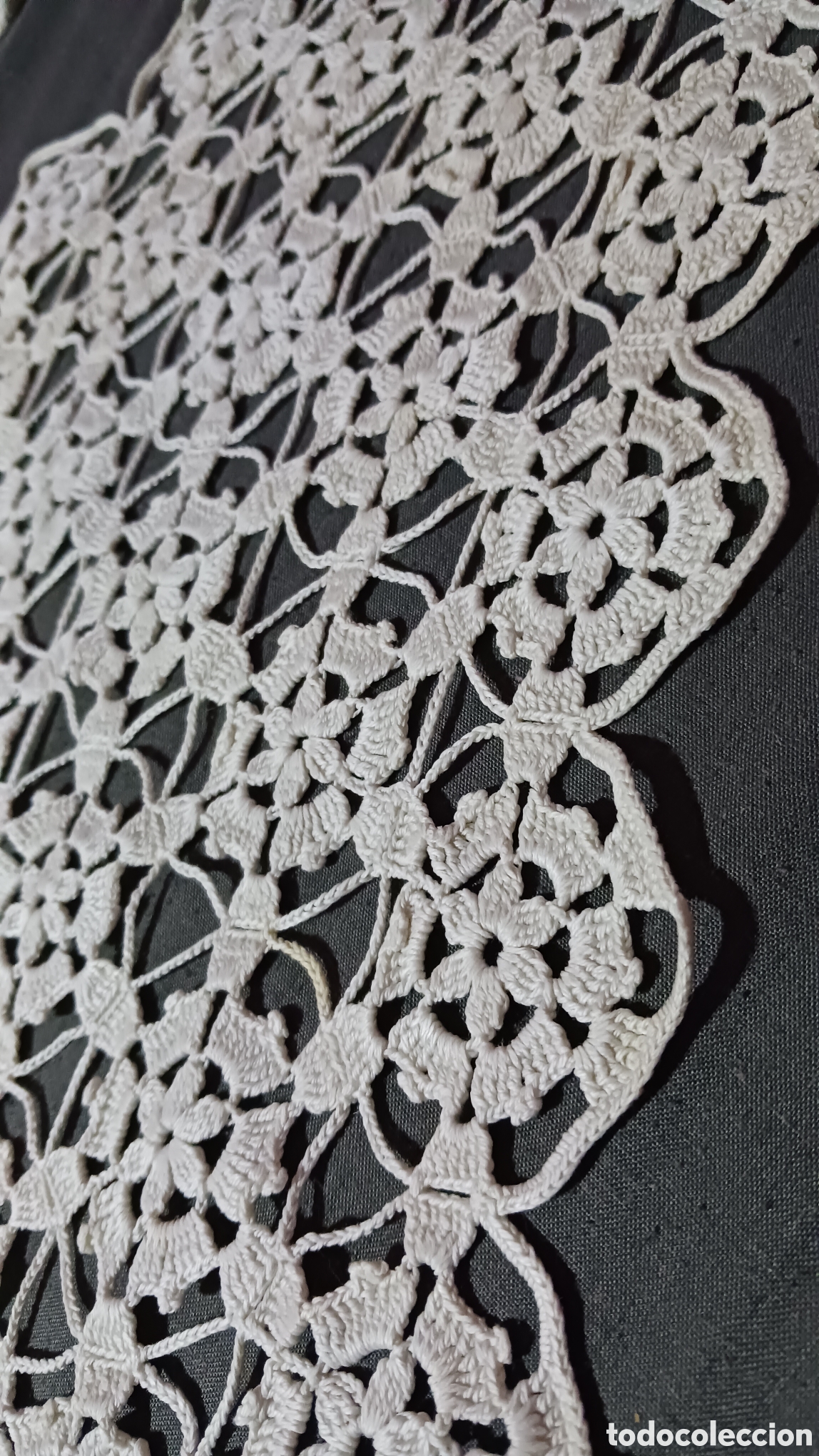 Antig&uuml;edades: Tapetes crochet conjunto - Foto 2