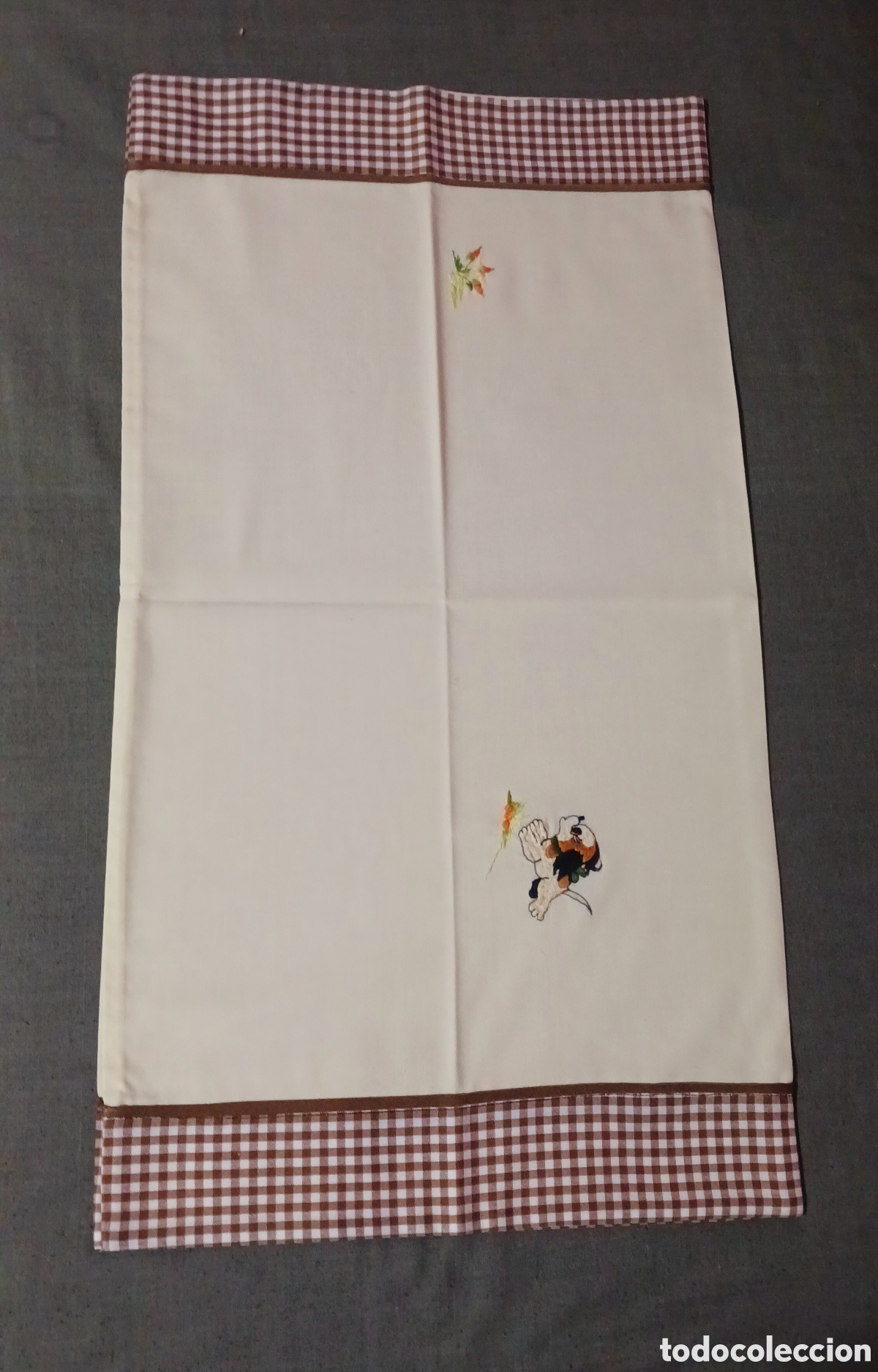 Antig&uuml;edades: Funda almohada de cuna - Foto 3