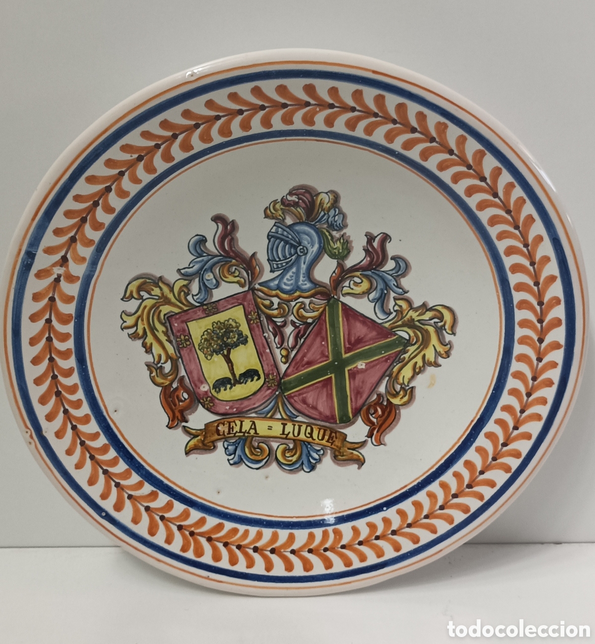 Antig&uuml;edades: PLATO TALAVERA ANTIGUO CELA LUQUE - Foto 1
