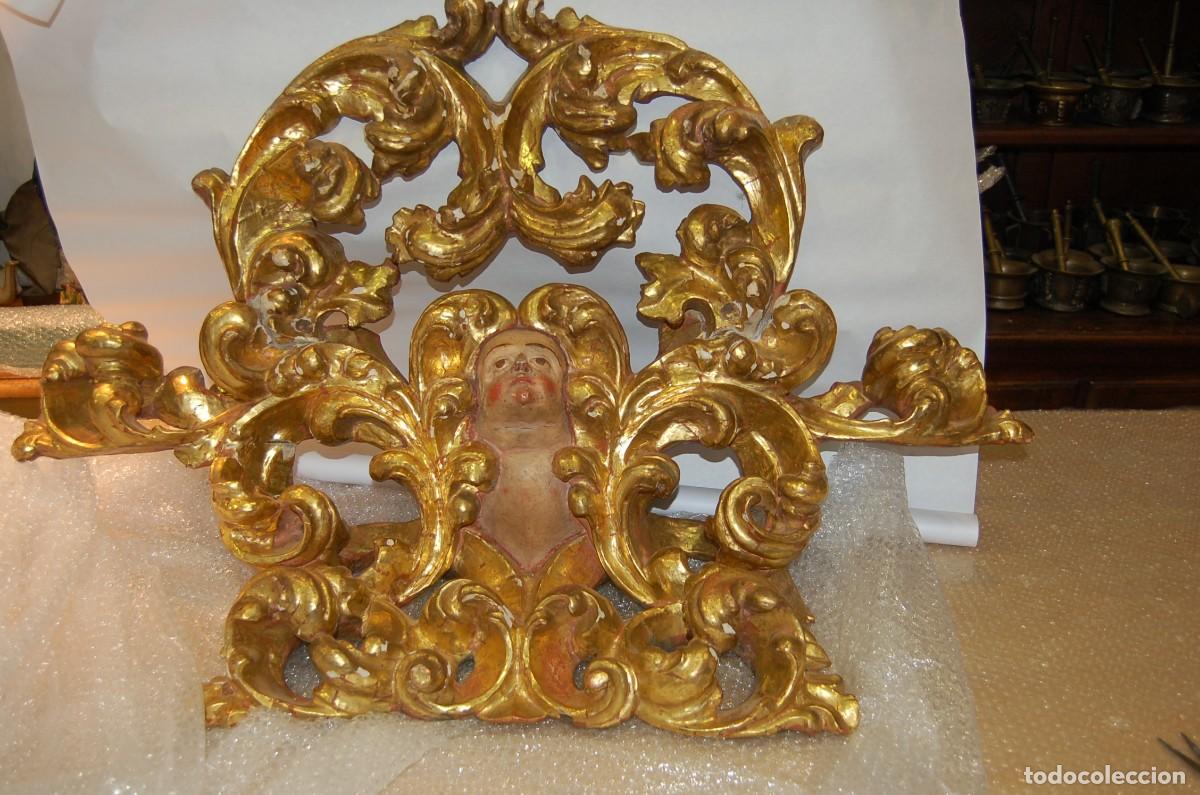 Antig&uuml;edades: FRENTE AL ALTAR CON ANGEL PAN DE ORO - Foto 3