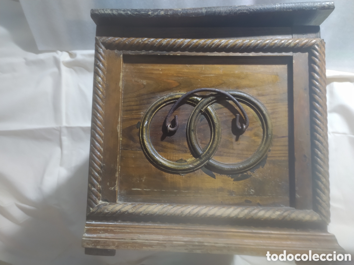 Antig&uuml;edades: Ba&uacute;l de madera - Foto 5