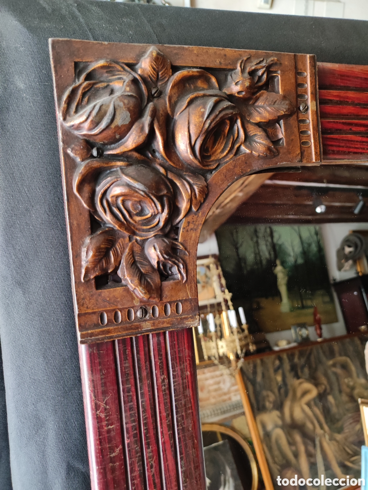 Antig&uuml;edades: Espejo modernista - Foto 2