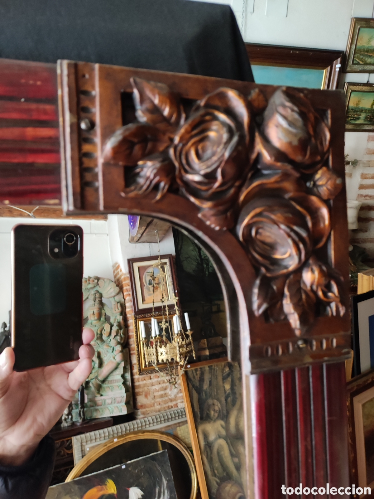 Antig&uuml;edades: Espejo modernista - Foto 4