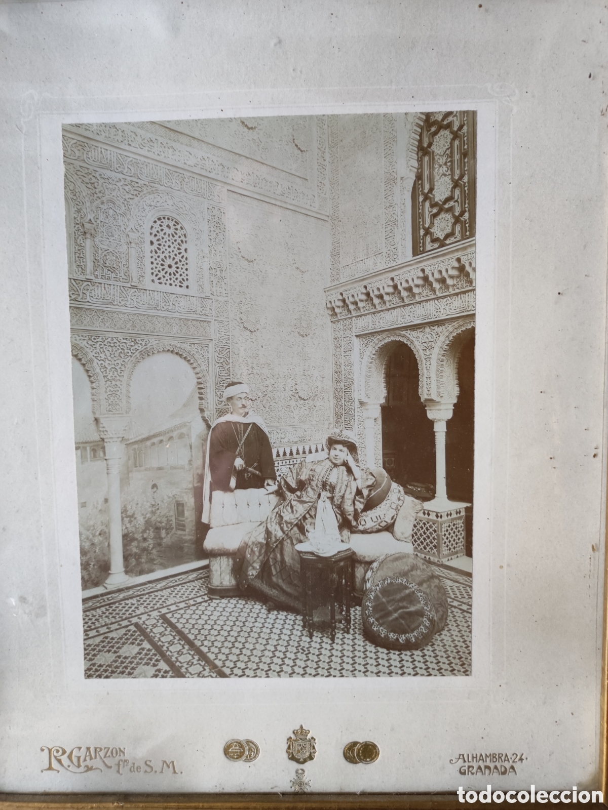 Antig&uuml;edades: Fotograf&iacute;a enmarcada antiguo - Foto 2