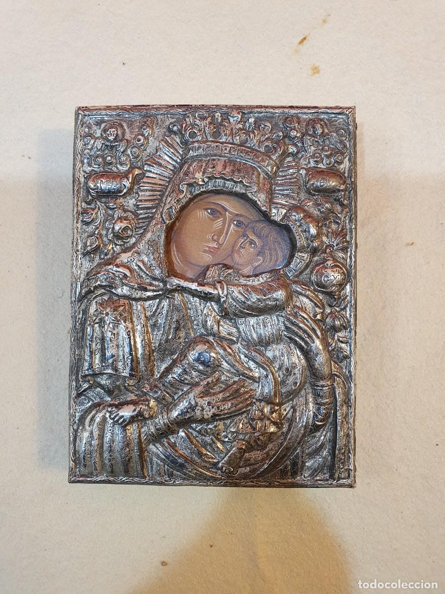 Antig&uuml;edades: ICONO VIRGEN CON NI&Ntilde;O - Foto 1