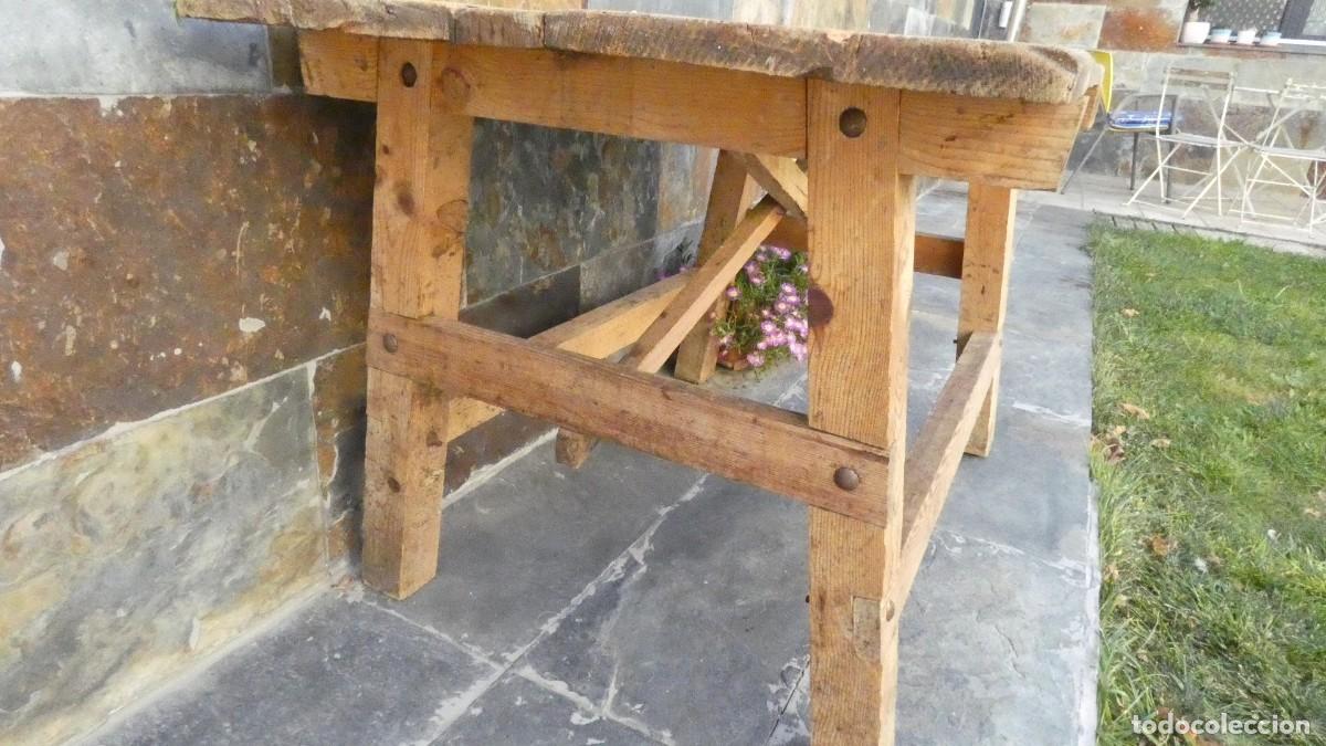 Antig&uuml;edades: MESA TOCINERA A&Ntilde;O 1900 ANTIGUA MESA RUSTICA RUSTIC TABLE TISCH RUSTIQUE - Foto 3