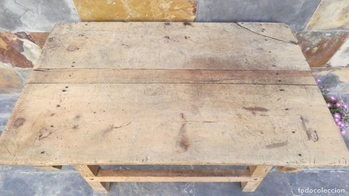 Antig&uuml;edades: MESA TOCINERA A&Ntilde;O 1900 ANTIGUA MESA RUSTICA RUSTIC TABLE TISCH RUSTIQUE - Foto 6