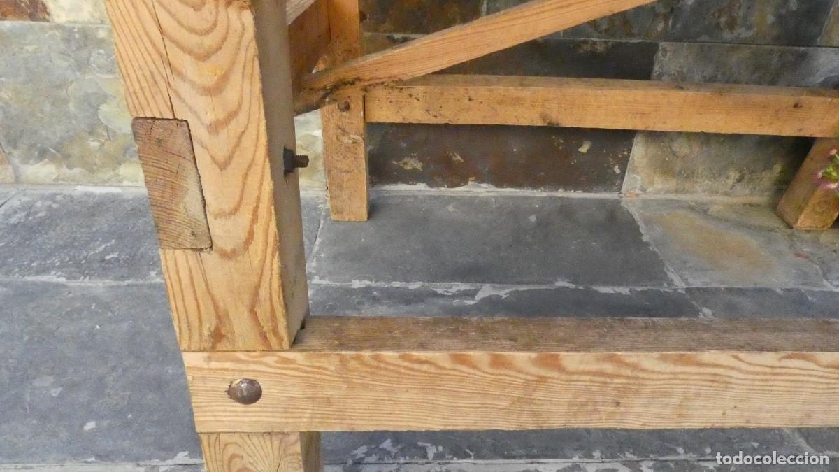 Antig&uuml;edades: MESA TOCINERA A&Ntilde;O 1900 ANTIGUA MESA RUSTICA RUSTIC TABLE TISCH RUSTIQUE - Foto 11
