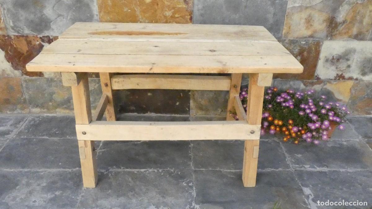 Antig&uuml;edades: MESA TOCINERA A&Ntilde;O 1900 ANTIGUA MESA RUSTICA RUSTIC TABLE TISCH RUSTIQUE - Foto 1