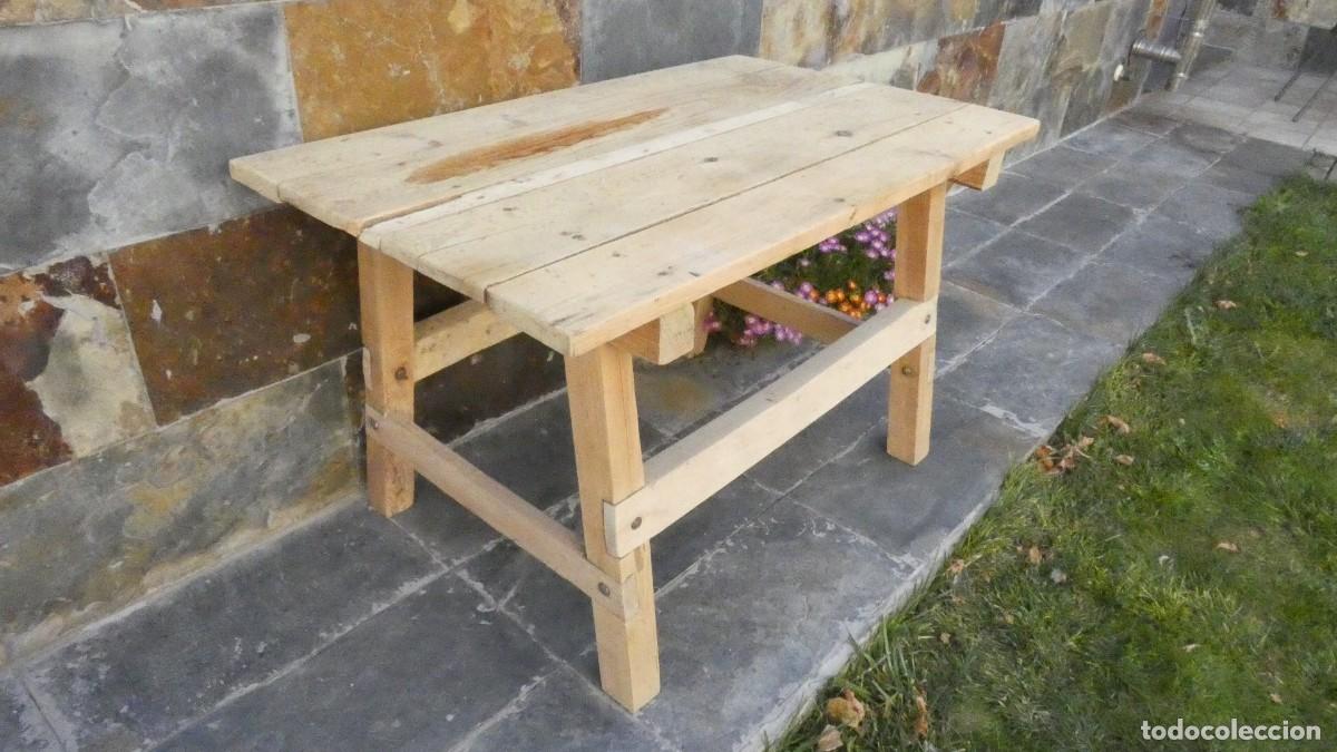 Antig&uuml;edades: MESA TOCINERA A&Ntilde;O 1900 ANTIGUA MESA RUSTICA RUSTIC TABLE TISCH RUSTIQUE - Foto 2