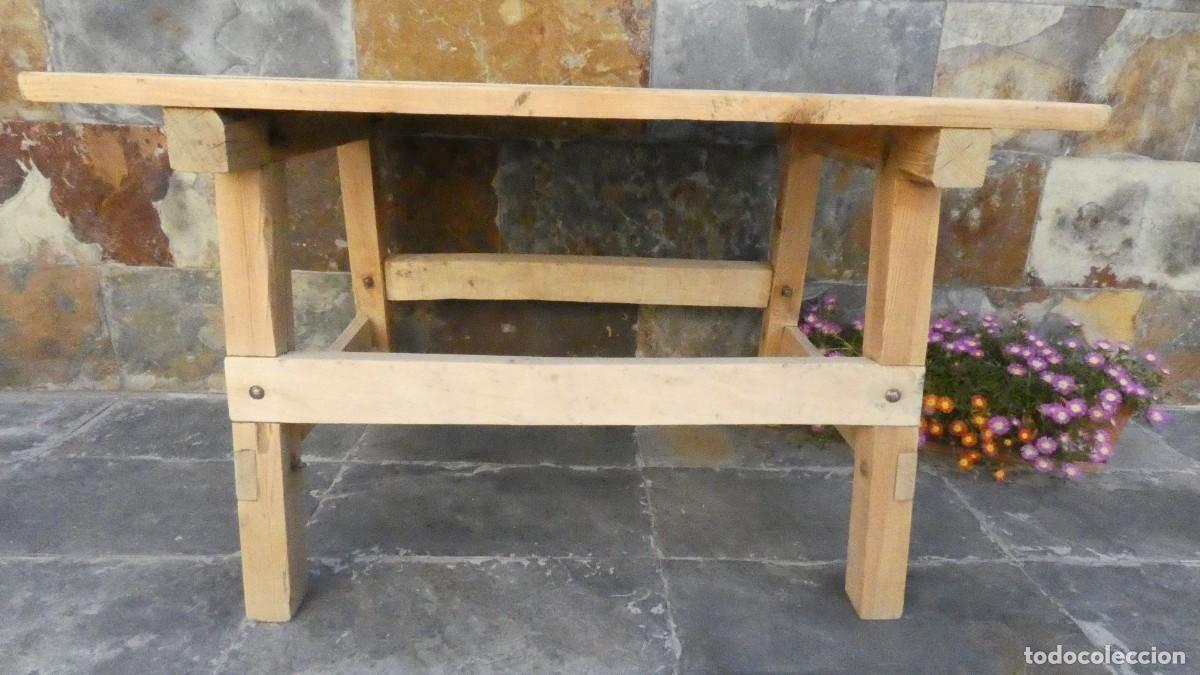 Antig&uuml;edades: MESA TOCINERA A&Ntilde;O 1900 ANTIGUA MESA RUSTICA RUSTIC TABLE TISCH RUSTIQUE - Foto 4