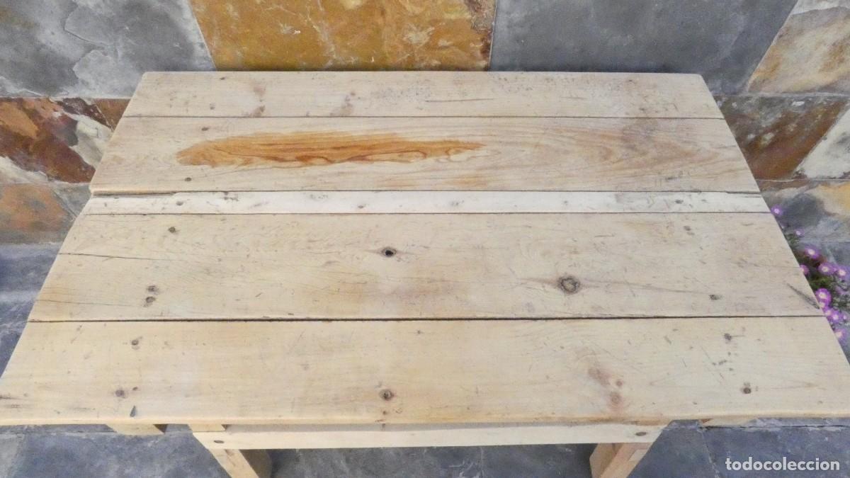 Antig&uuml;edades: MESA TOCINERA A&Ntilde;O 1900 ANTIGUA MESA RUSTICA RUSTIC TABLE TISCH RUSTIQUE - Foto 6