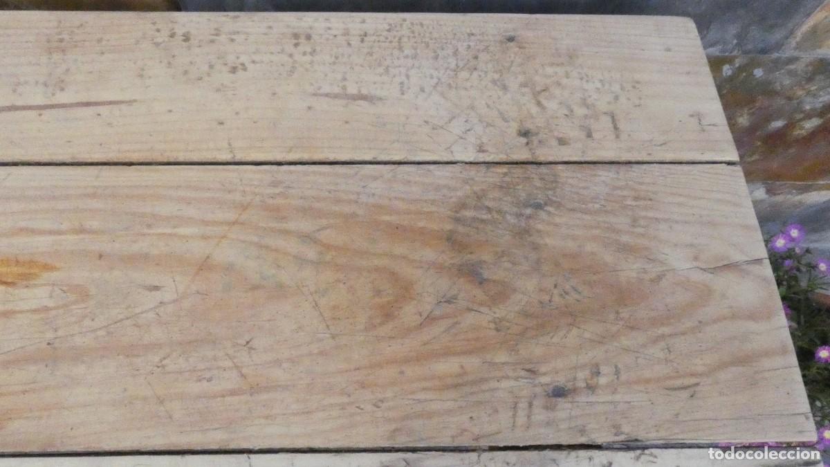 Antig&uuml;edades: MESA TOCINERA A&Ntilde;O 1900 ANTIGUA MESA RUSTICA RUSTIC TABLE TISCH RUSTIQUE - Foto 9