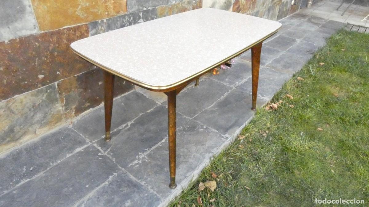Antig&uuml;edades: MESA DE ALAS Y EXTENSIBLE A&Ntilde;O 1960 RUSTIC TABLE TISCH RUSTIQUE - Foto 1