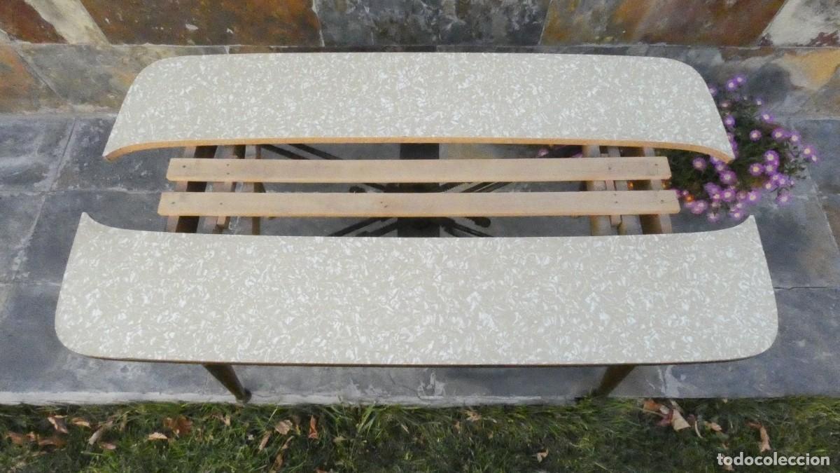 Antig&uuml;edades: MESA DE ALAS Y EXTENSIBLE A&Ntilde;O 1960 RUSTIC TABLE TISCH RUSTIQUE - Foto 3