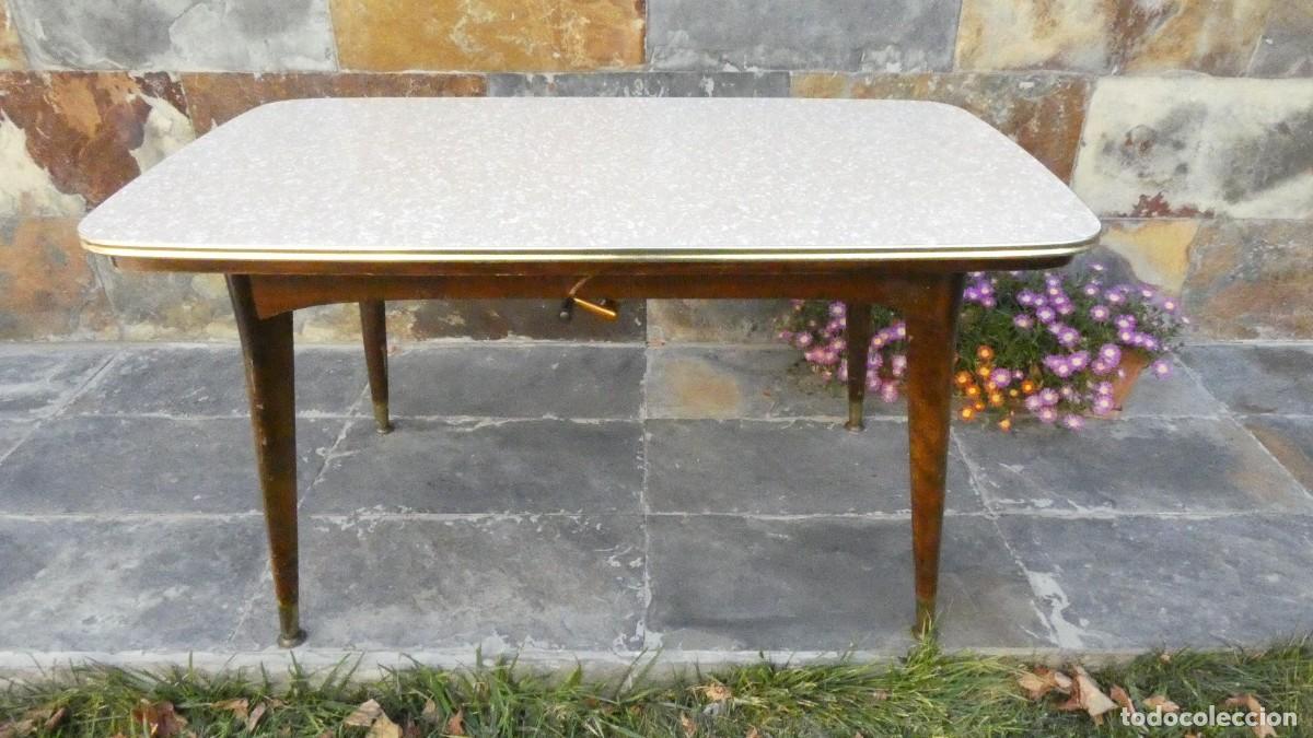 Antig&uuml;edades: MESA DE ALAS Y EXTENSIBLE A&Ntilde;O 1960 RUSTIC TABLE TISCH RUSTIQUE - Foto 4