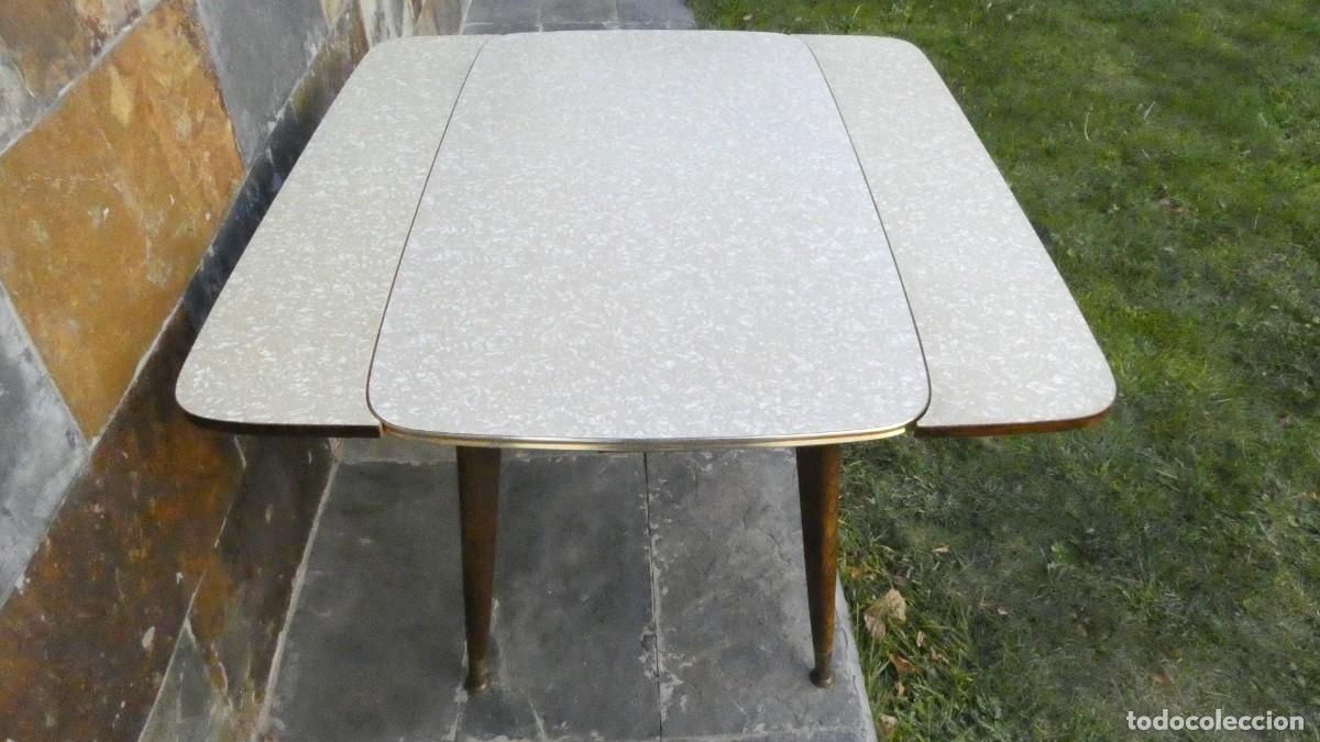 Antig&uuml;edades: MESA DE ALAS Y EXTENSIBLE A&Ntilde;O 1960 RUSTIC TABLE TISCH RUSTIQUE - Foto 15