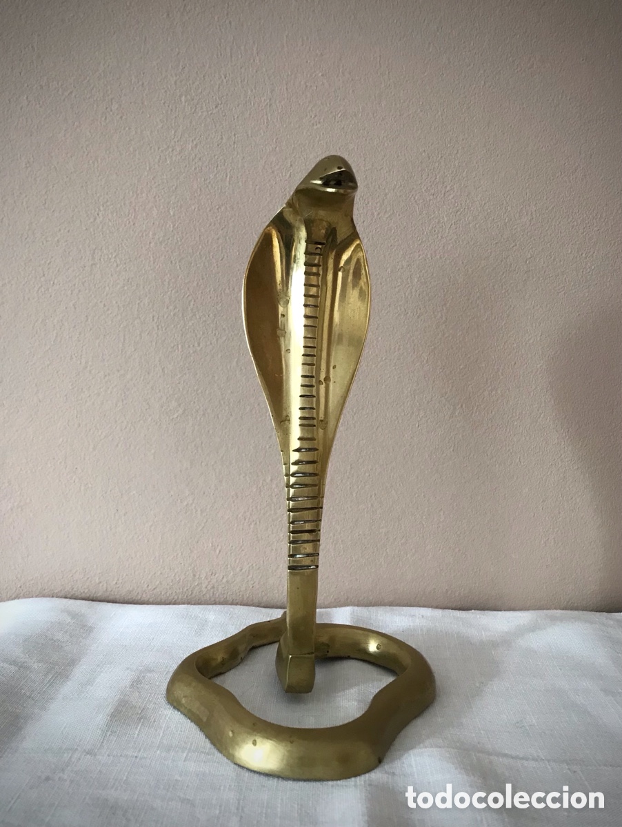 Antig&uuml;edades: Figura de Serpiente de bronce macizo - Foto 2
