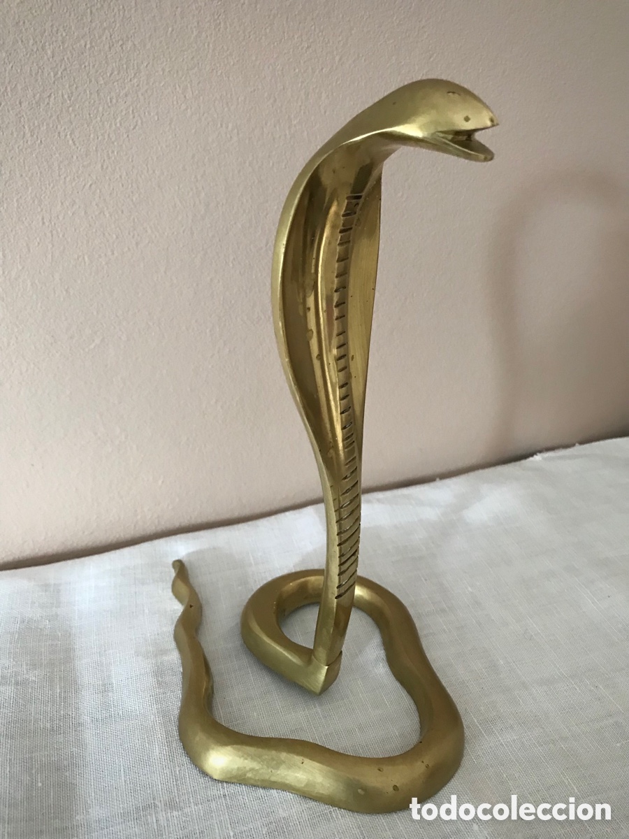 Antig&uuml;edades: Figura de Serpiente de bronce macizo - Foto 4
