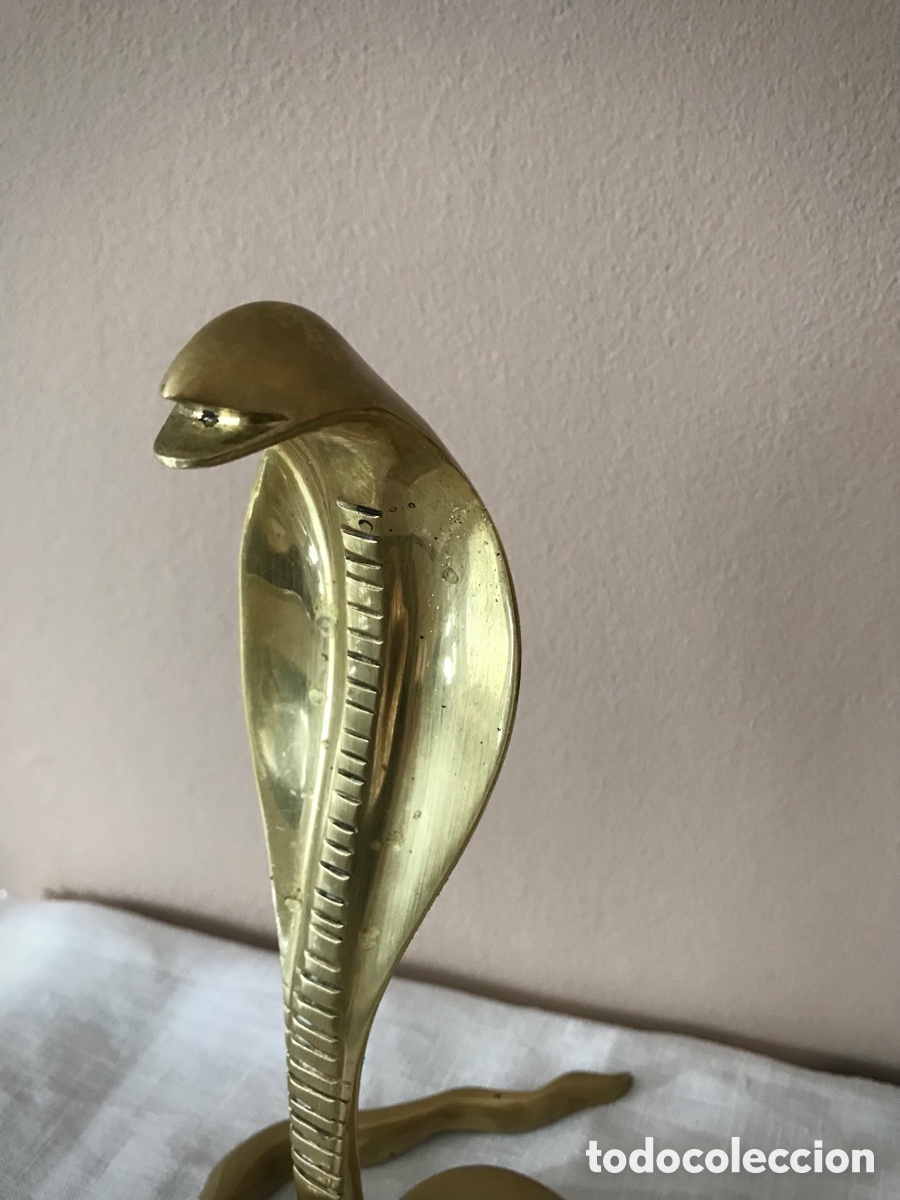 Antig&uuml;edades: Figura de Serpiente de bronce macizo - Foto 5