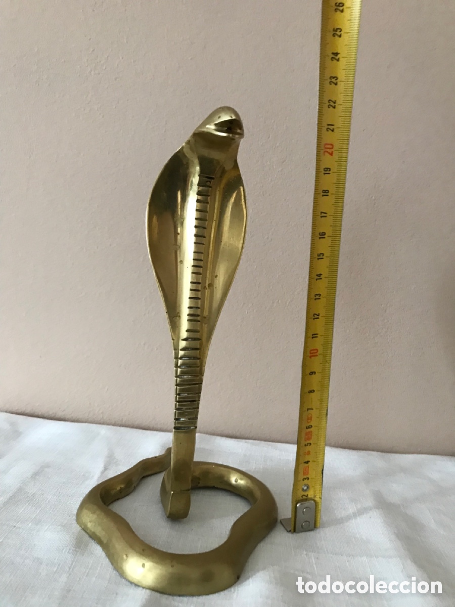 Antig&uuml;edades: Figura de Serpiente de bronce macizo - Foto 7