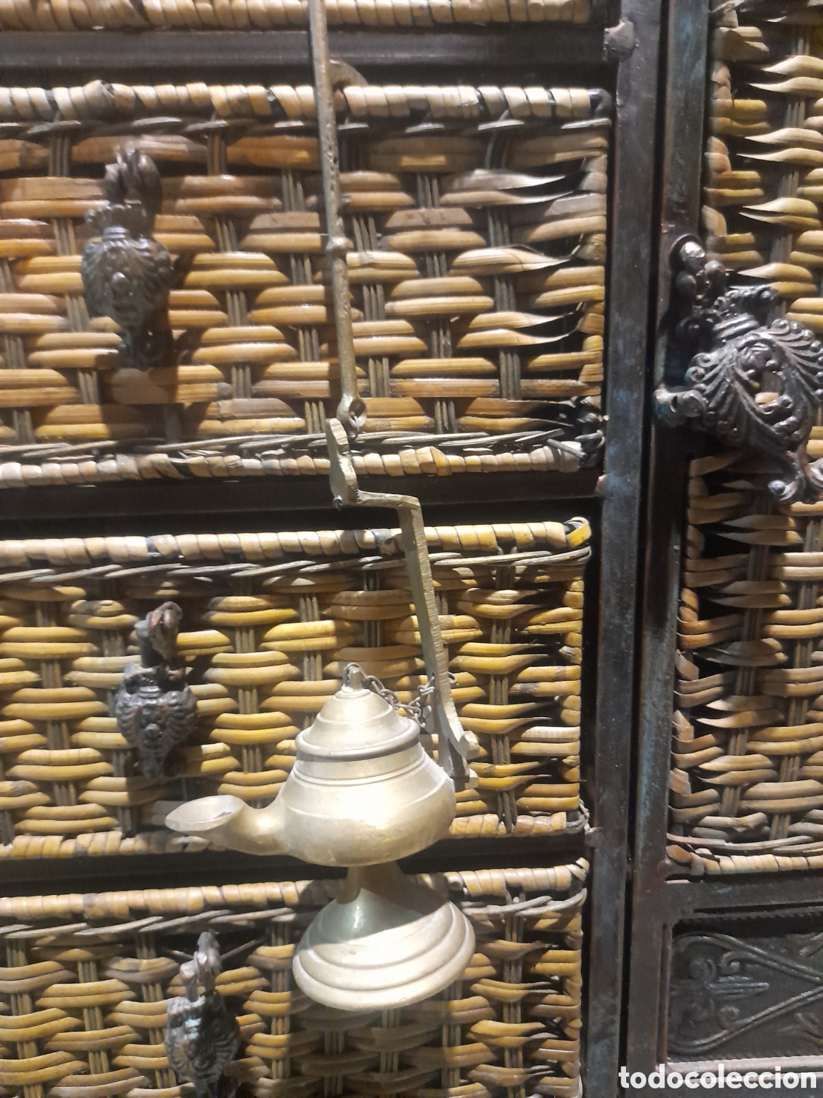 Antig&uuml;edades: Antiguo candil de aceite - Foto 4
