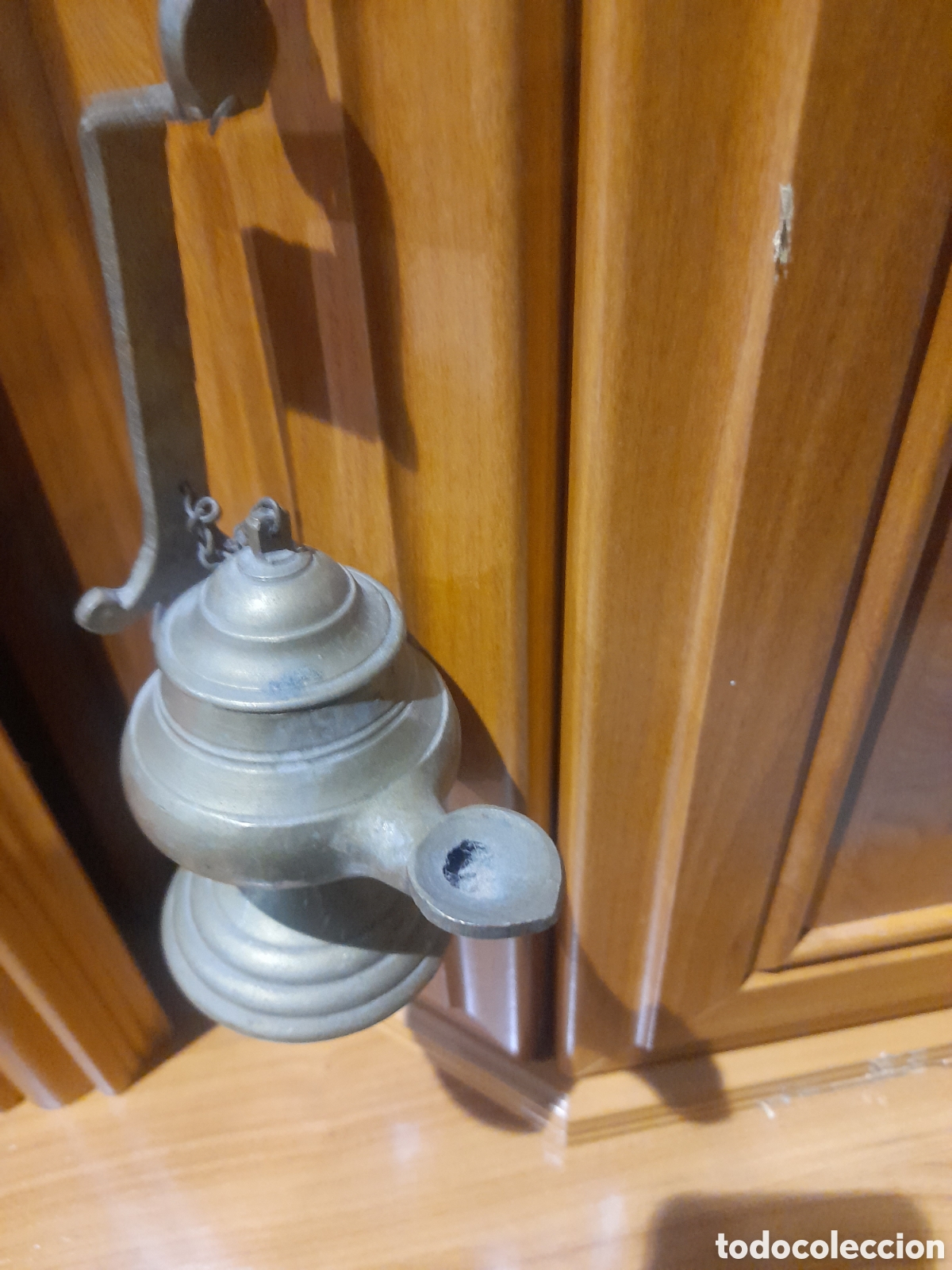 Antig&uuml;edades: Antiguo candil de aceite - Foto 6