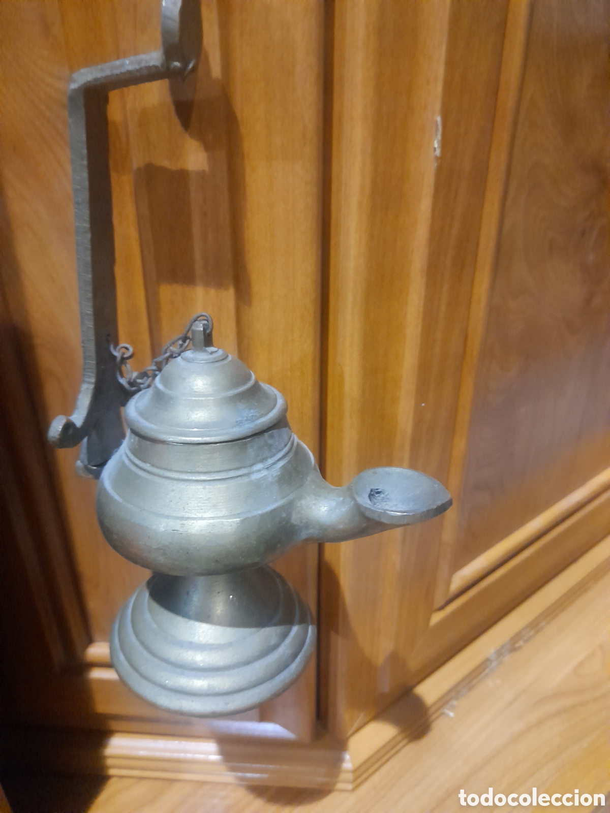 Antig&uuml;edades: Antiguo candil de aceite - Foto 7