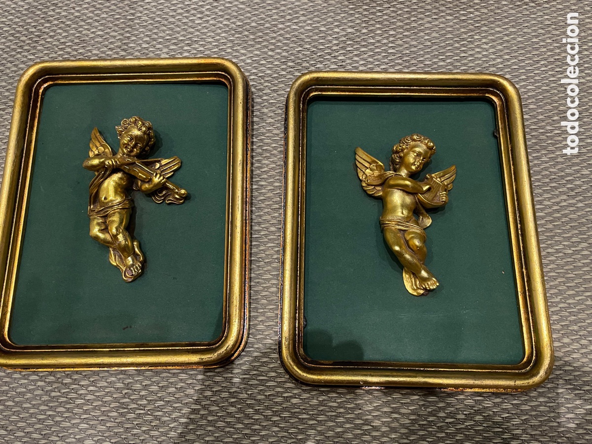 Antig&uuml;edades: Cuadros de angelitos - Foto 1