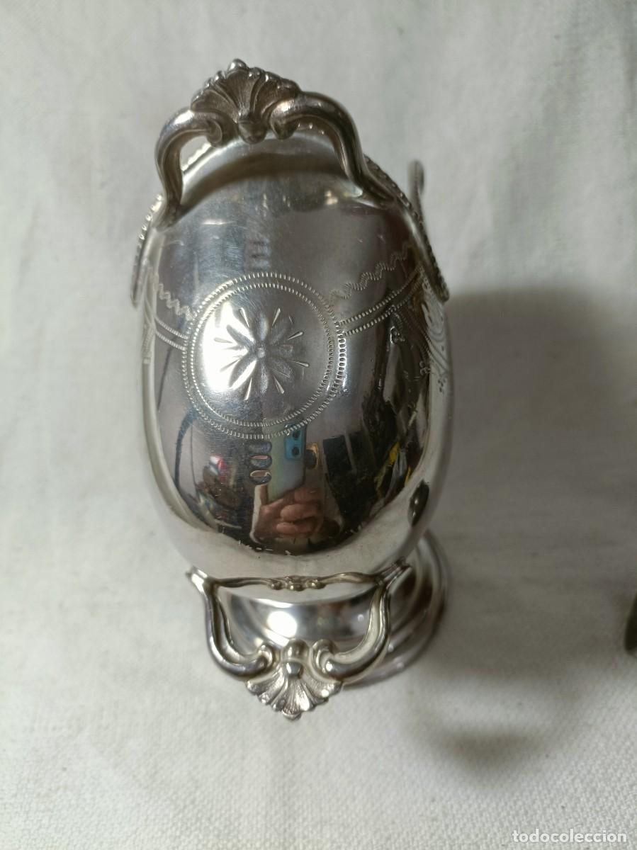 Antig&uuml;edades: Antiguo azucarero de plata inglesa - Foto 2