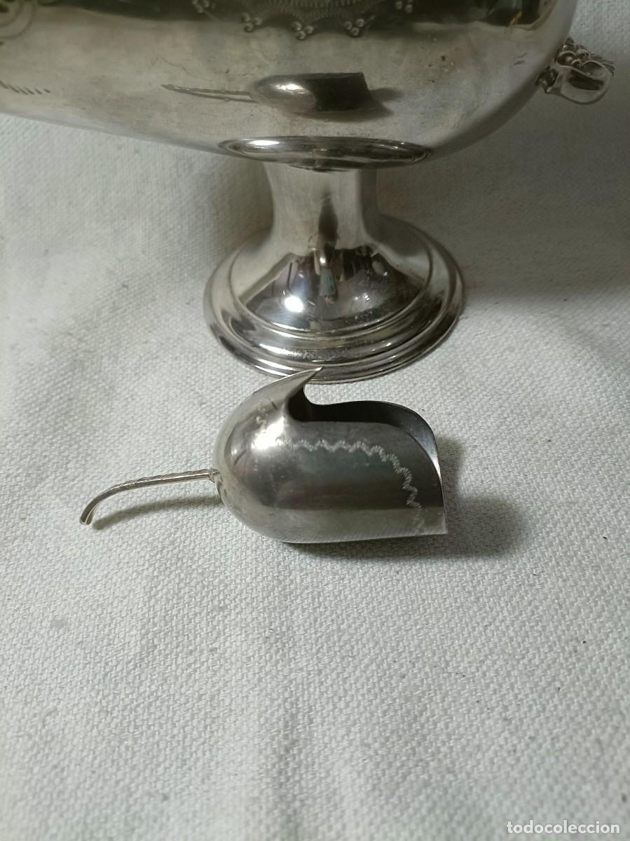 Antig&uuml;edades: Antiguo azucarero de plata inglesa - Foto 4