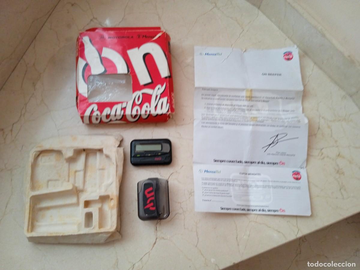 Antig&uuml;edades: Antiguo beeper de Coca Cola, con su caja original e instrucciones - Foto 1